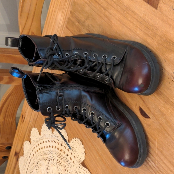 womens combat boots kohls